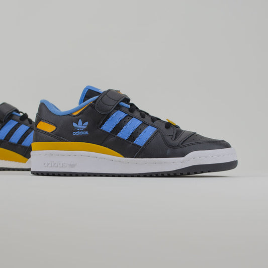 ADIDAS FORUM LOW BLACK PULSE BLUE COLLEGIATE GOLD FZ5890